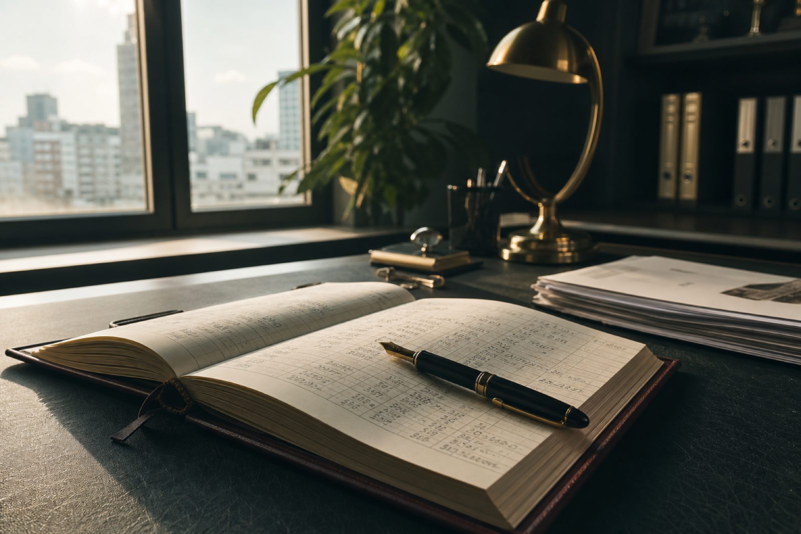 Defter ve muhasebe masası — Masistan